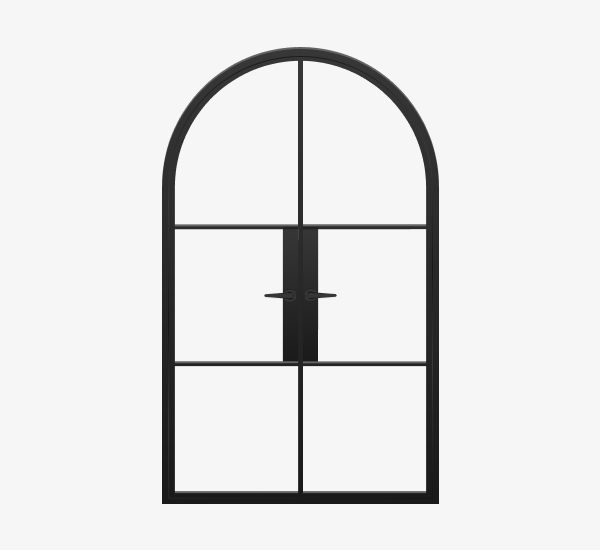 Emmanuelle–Arched Double Door Black