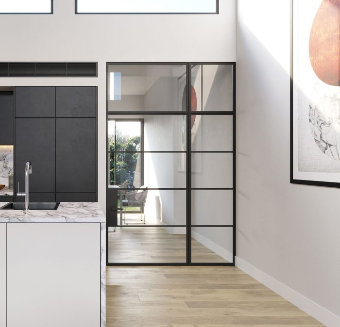 Karine Single Top & Sidelight Door - Image 4