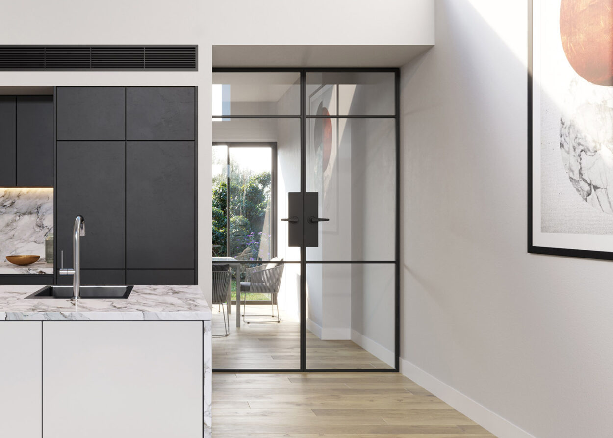 omnia steel renders blanche double door black e1684992084137