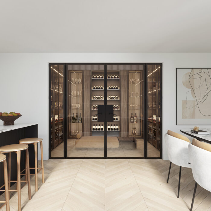 omnia steel renders francoise door black 3