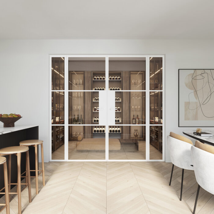 omnia steel renders madeleine door white 2