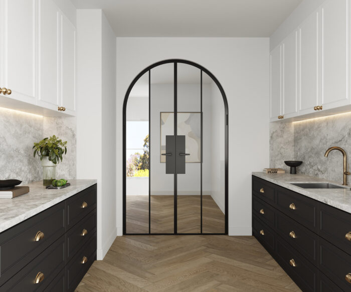 omnia steel renders marisol door black