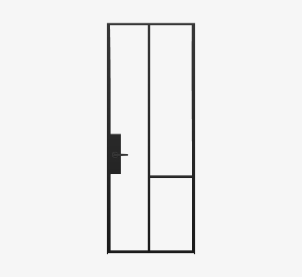 Victoire Single Door Black