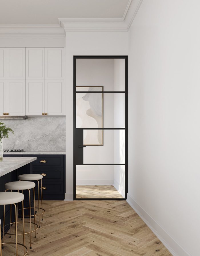 omnia steel renders leonie door black