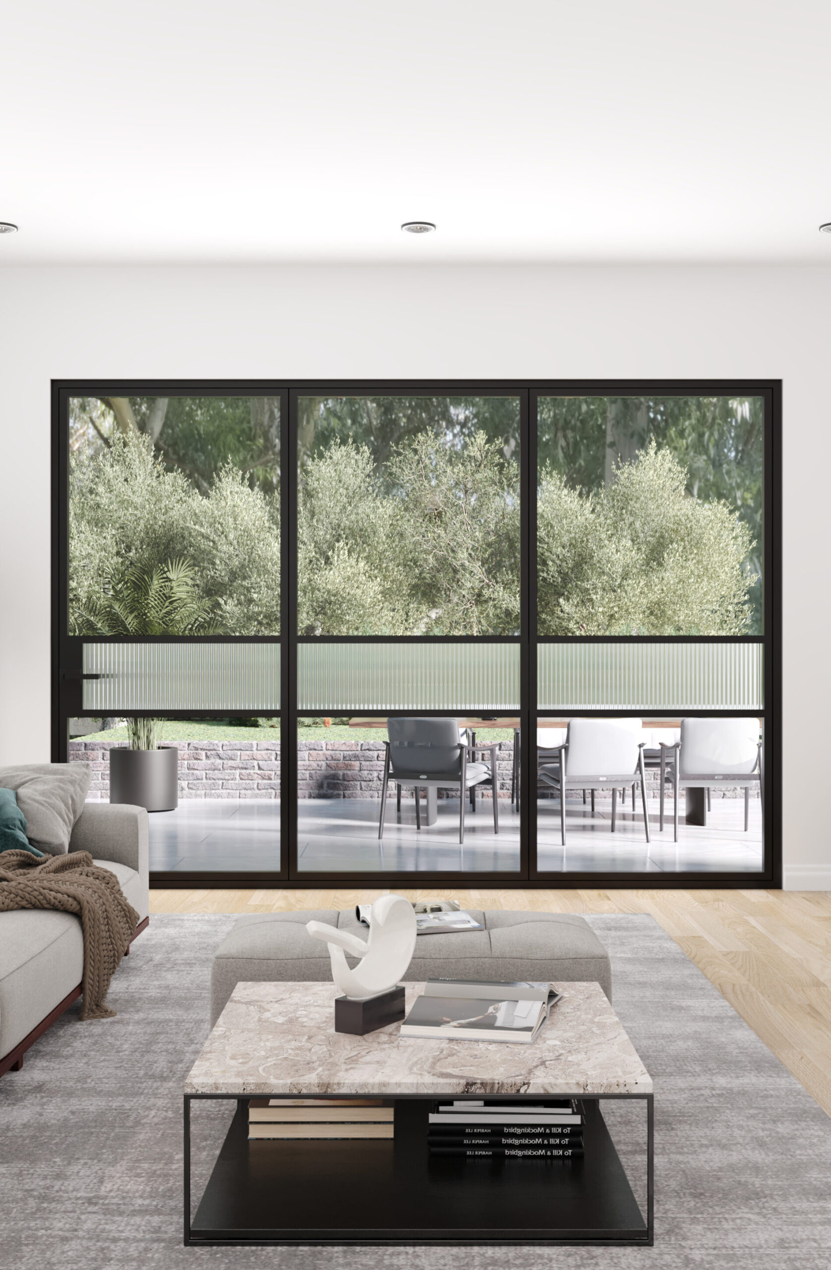 omnia steel renders paloma bifold door black fluted scaled aspect ratio 360 550 scaled