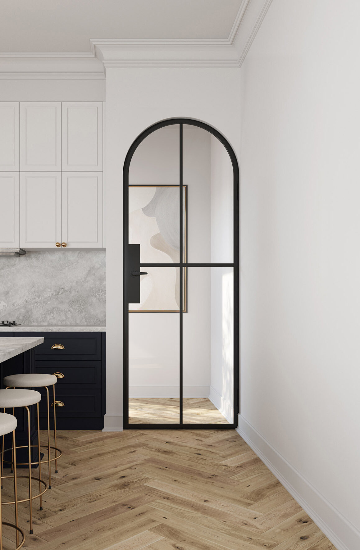 omnia steel renders josette door black aspect ratio 360 550